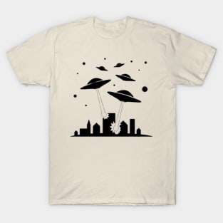 alien attact on earth T-Shirt